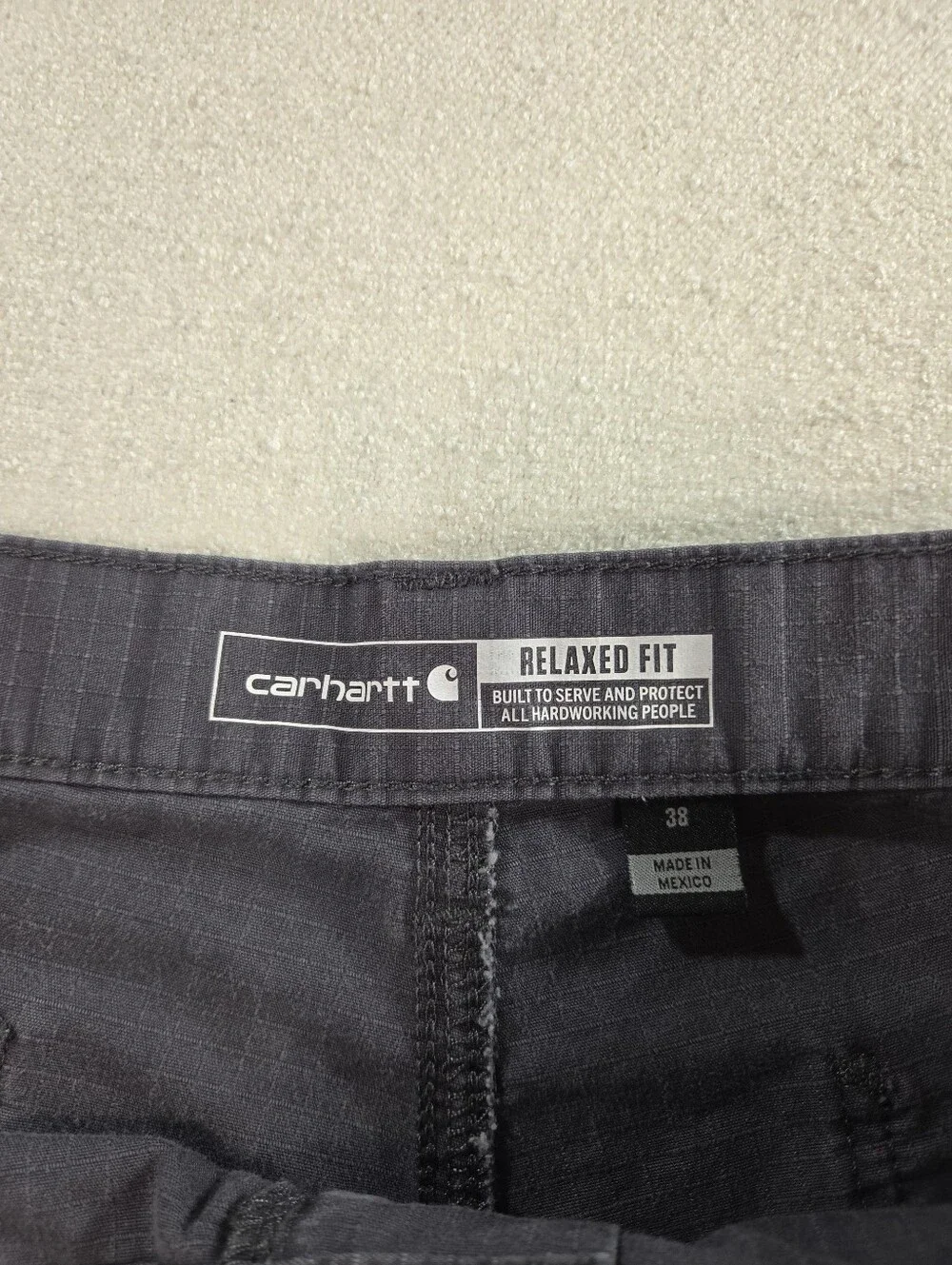 Carhartt Force Ripstop Cargo Shorts Gray Size 38